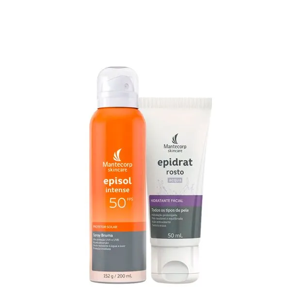Kit Facial Mantecorp - Protetor Solar Fps 50 200ml + Hidratante 50ml Kit