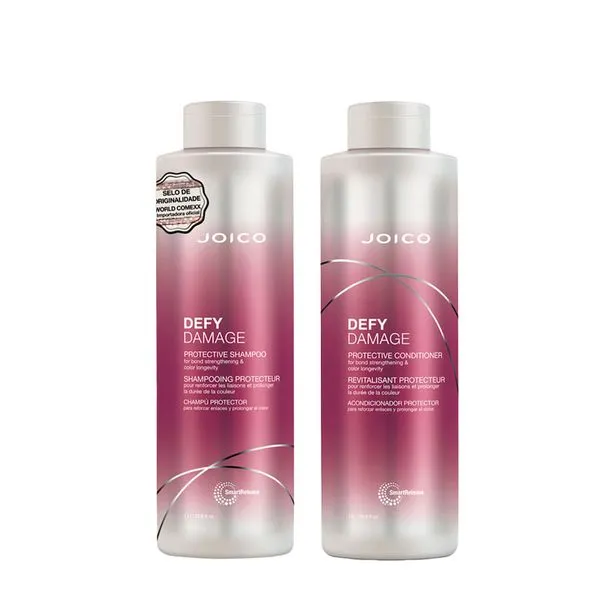 Kit Joico Professional Defy Damage Protective - Shampoo 1000ml + Condicionador 1000ml Kit