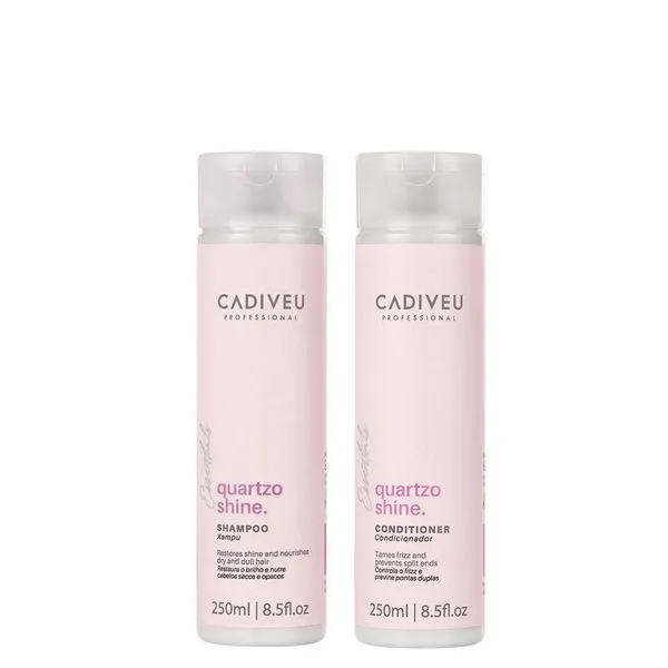 Kit Cadiveu Essentials Quartzo Shine - Shampoo 250ml + Condicionador 250ml Kit