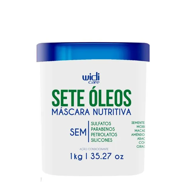 Máscara Widi Care Sete Óleos Nutritiva Ação Condicionante 1000g 1000g