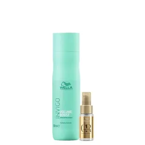 Kit Wella Professionals Invigo Volume Boost- Shampoo 250 ml+ Óleo 30 ml