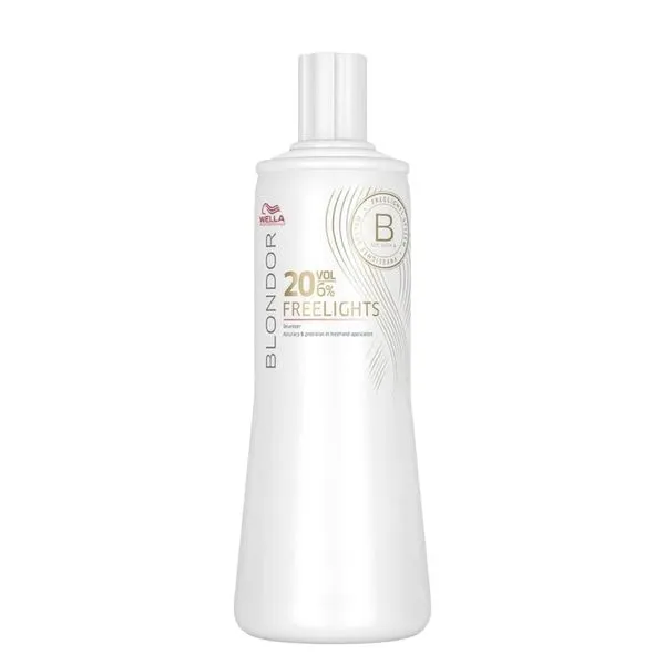 Emulsão Reveladora Wella Professionals Blondor Freelights 6% 20V 1000ml 1000ml