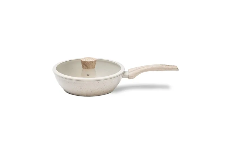 Frigideira Alta de Indução com Tampa 24cm Sirius Vanilla Brinox