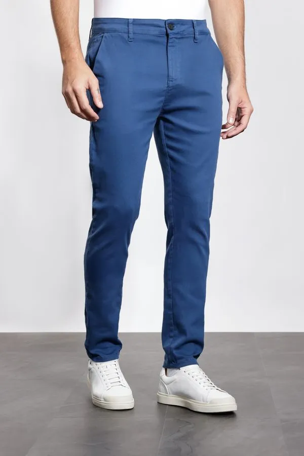Calça Chino Skinny Antiodor Azul Indigo - 42