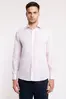 Camisa Regular Social Tricoline Maquinetada F50 Rosa - 46