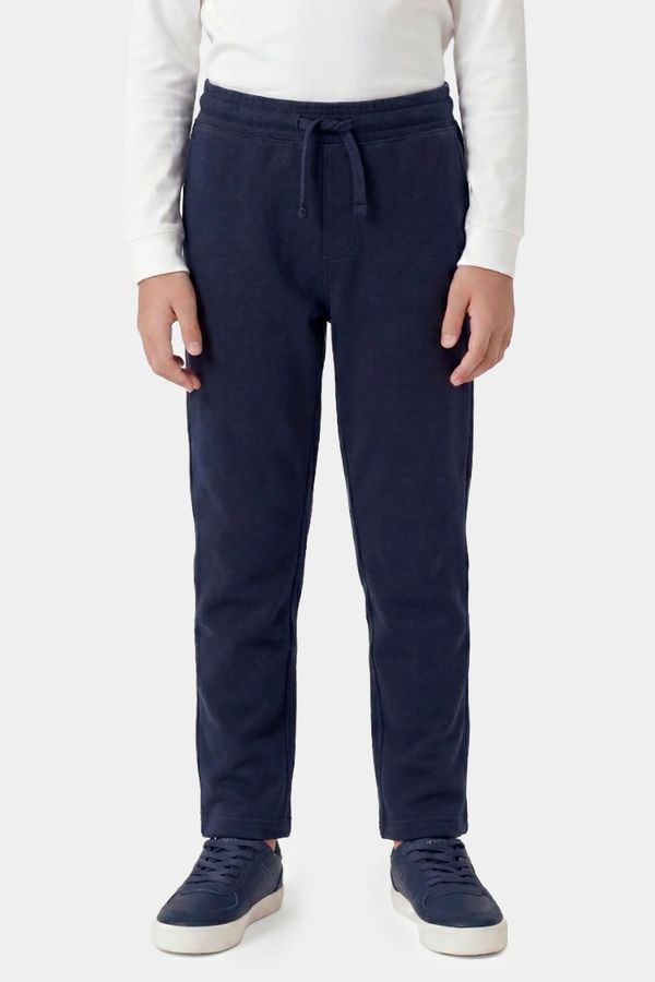 Calça Infantil Moletom Com Bolso Marinho - 2