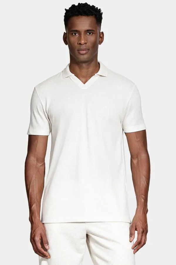 Polo Gola v Blend Linho Natural - M
