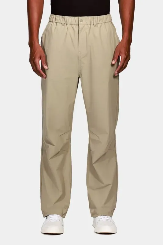 Calça Ampla Tecnológica Off Black Cáqui - P