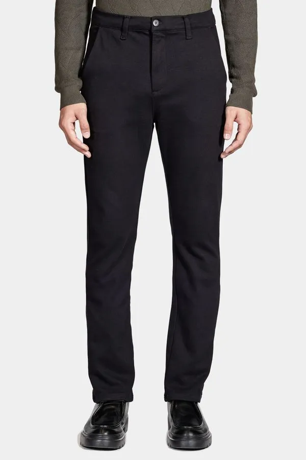 Calça Chino Color Regular Comfort Preto - 50