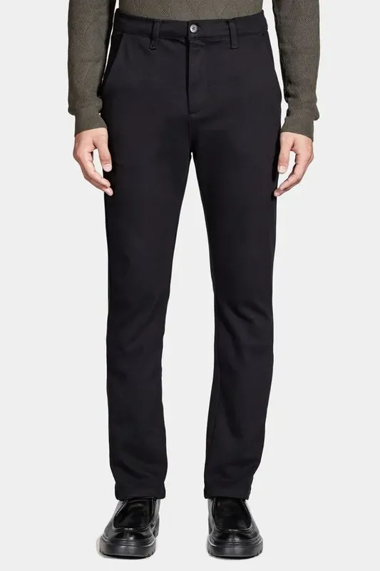 Calça Chino Color Regular Comfort Preto - 50