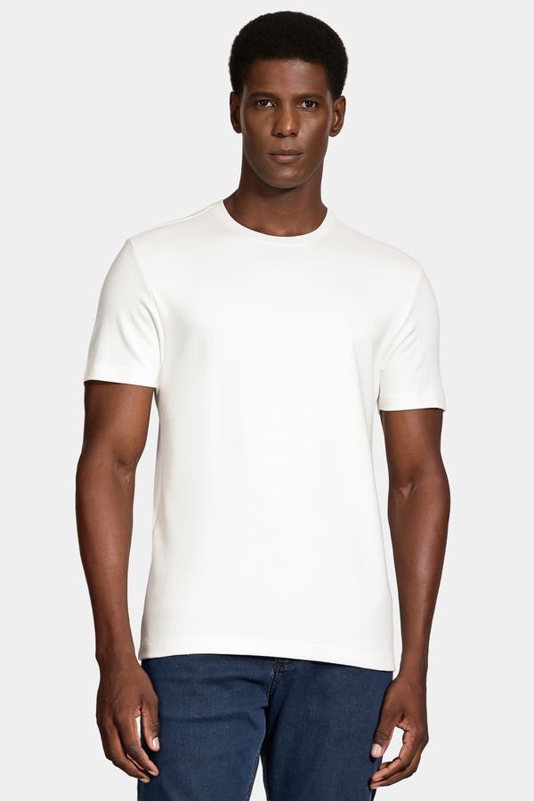 Camiseta Manga Curta Suedine Mini Off White - XXG
