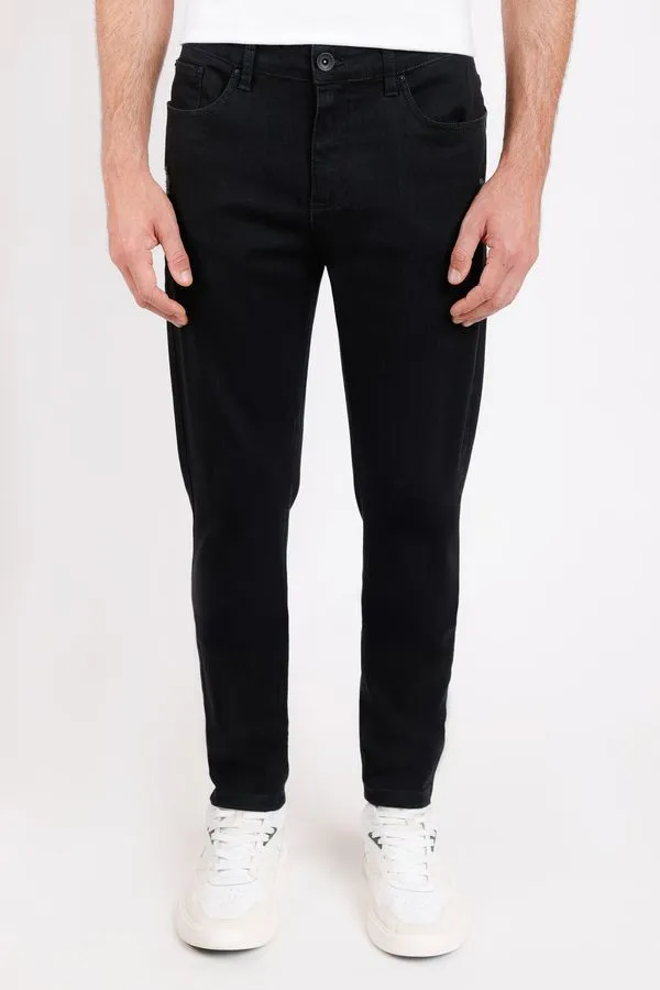 Calça Jeans Skinny Black Wash Preto - 38