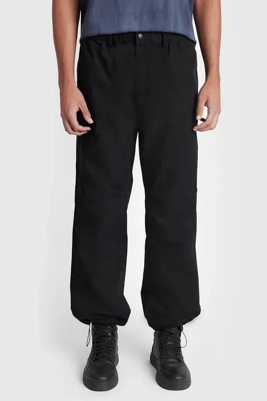 Calça Chino Color Ampla Paper Preto - 42