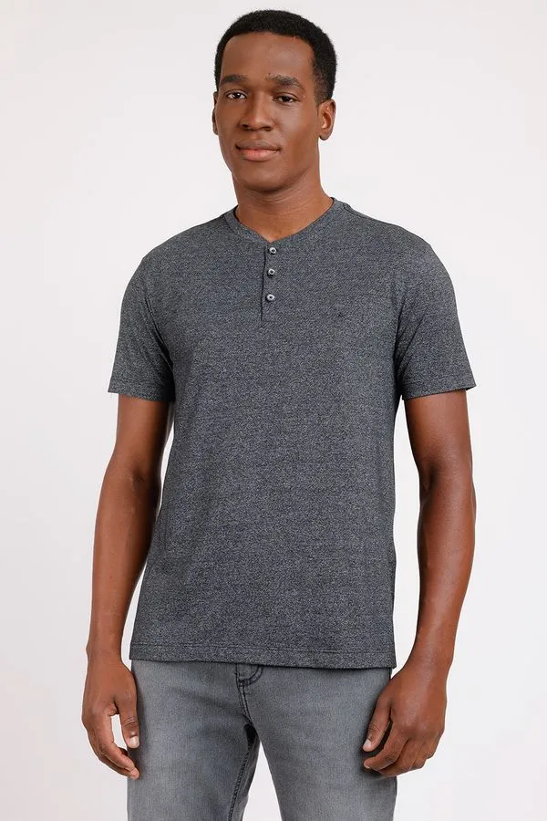 Camiseta Gola Portuguesa Mouline Preto - M