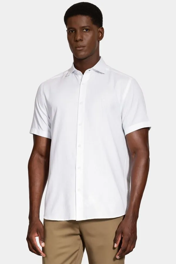 Camisa Manga Curta Regular Nature Line Branco - XGG