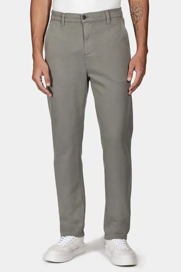 Calça Chino Color Regular Comfort Verde Oliva - 42