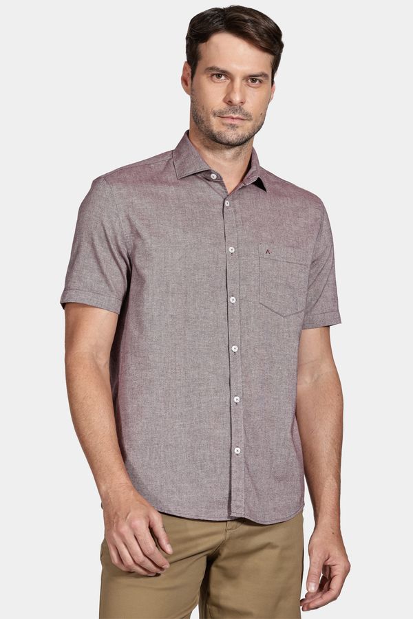 Camisa Regular Bolso Colors Bordeaux - XGG
