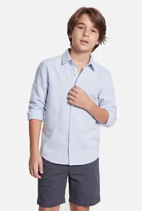 Camisa Manga Longa Infantil Flamê Bosco Azul Bebe - 2