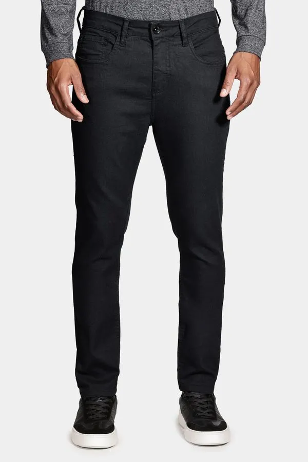 Calça Jeans Skinny Black Black Preto - 42