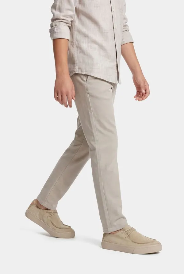 Calça Chino Infantil Comfort Color Areia - 34