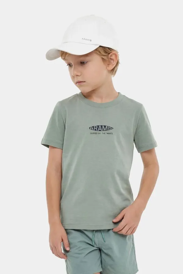 Camiseta Manga Curta Infantil Estampa Board Menta 116 - PP