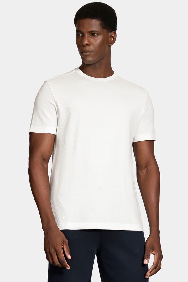 Camiseta Manga Curta Colmeia Nervura Off White - XXG
