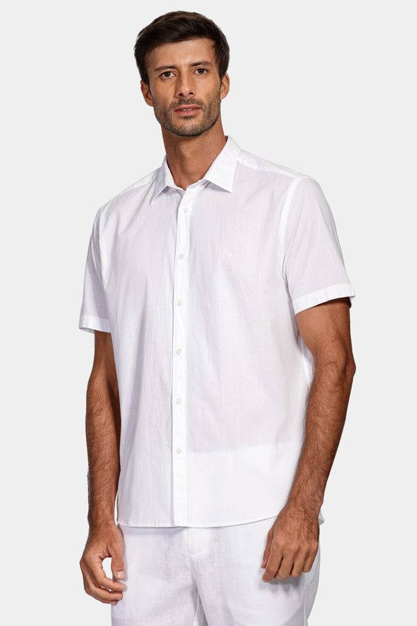 Camisa Manga Curta Move Regular Flamê Bosco Branco - GG
