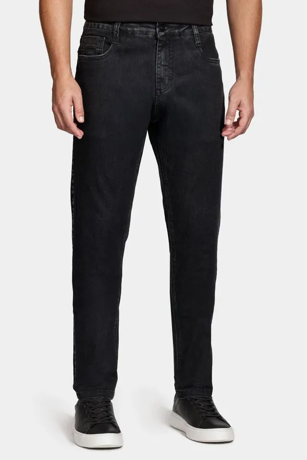 Calça Jeans Skinny Preto Preto - 38