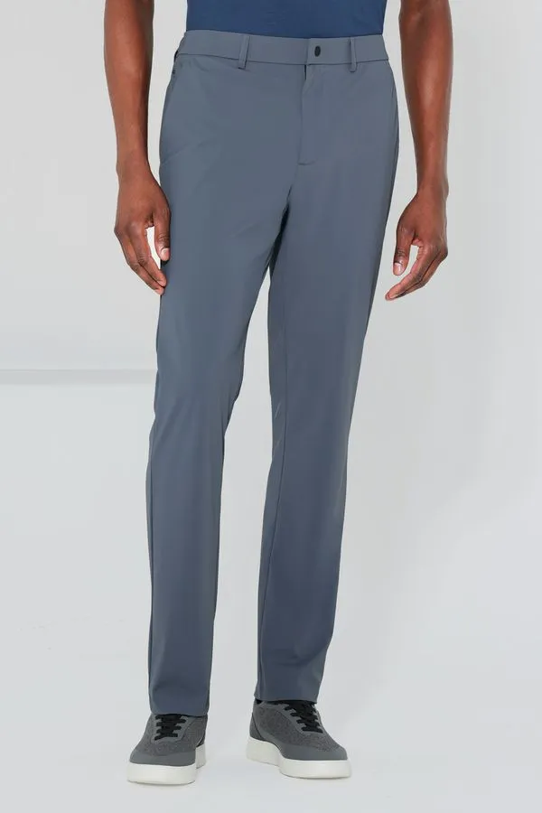 Calça Hiperflex Bolso Zíper Cinza Grafite - M