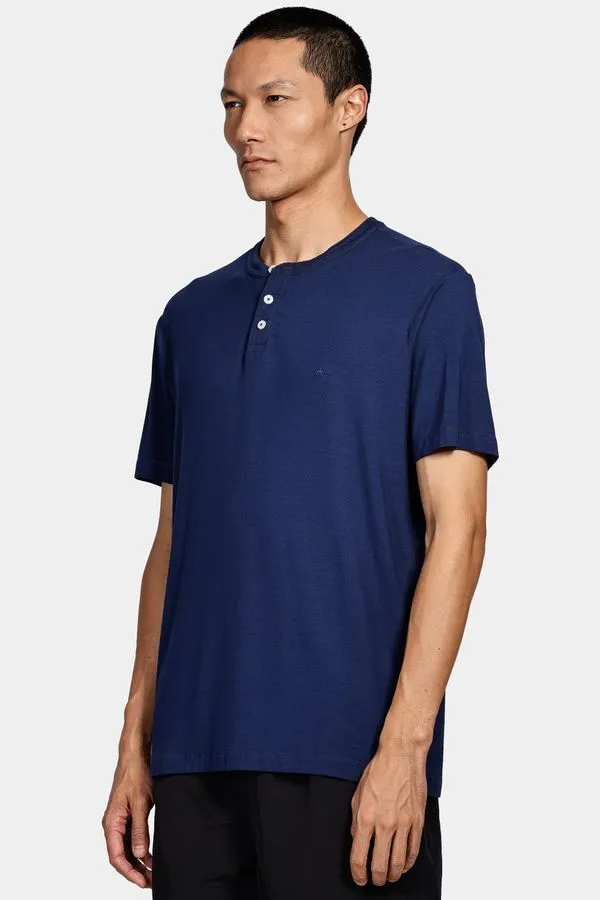 Camiseta Gola Portuguesa Lisa Marinho - G