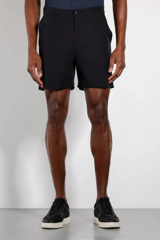 Bermuda Curta Tailored Flex Preto - 50