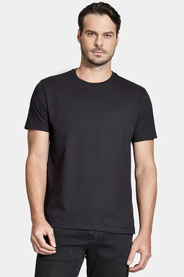 Camiseta Manga Curta Basica Preto - P