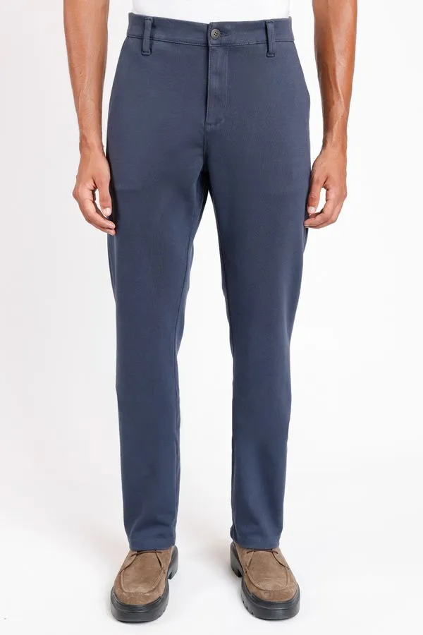 Calça Chino Color Regular Comfort Marinho - 40