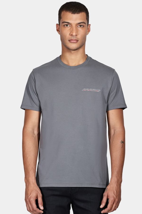 Camiseta Manga Curta Red Line Cinza Grafite - GG
