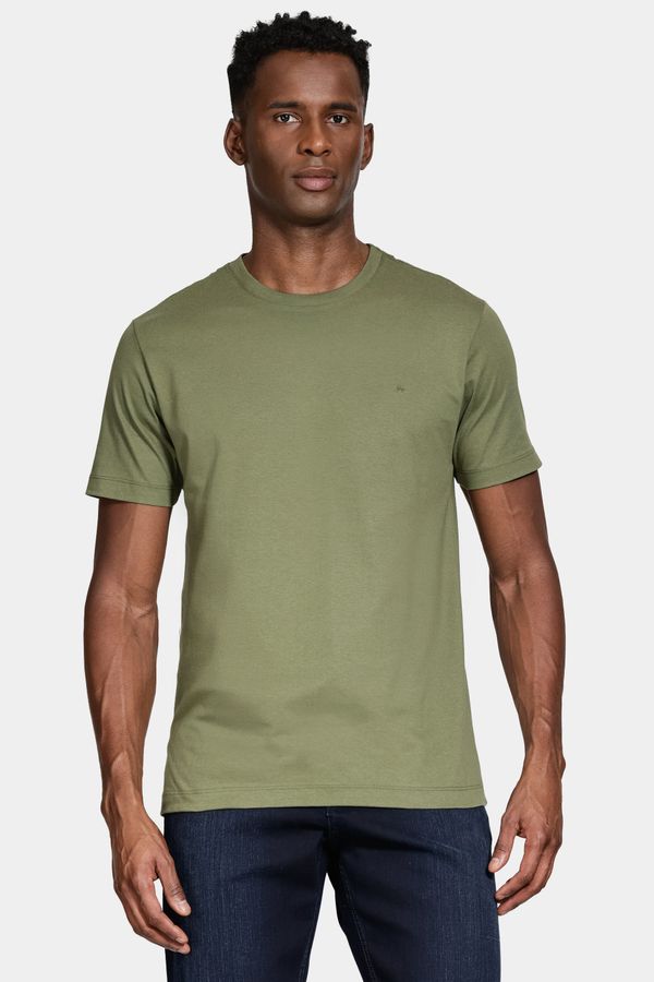Camiseta Manga Curta Basica Verde Militar - P