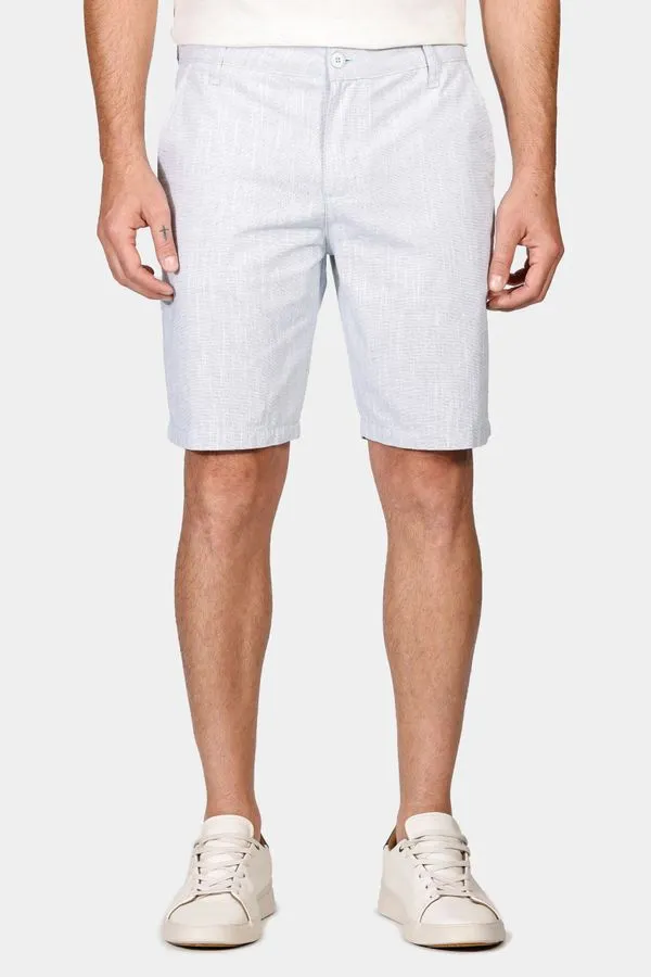 Bermuda Chino Algodão Flamê Colors Azul Claro - 54