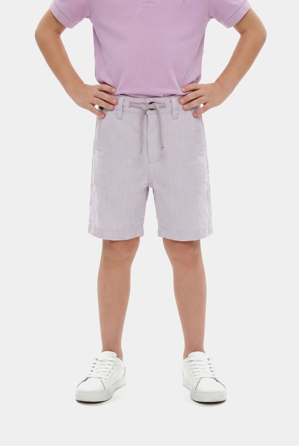 Bermuda Chinho Flamê Infantil Colors Lilas - 2