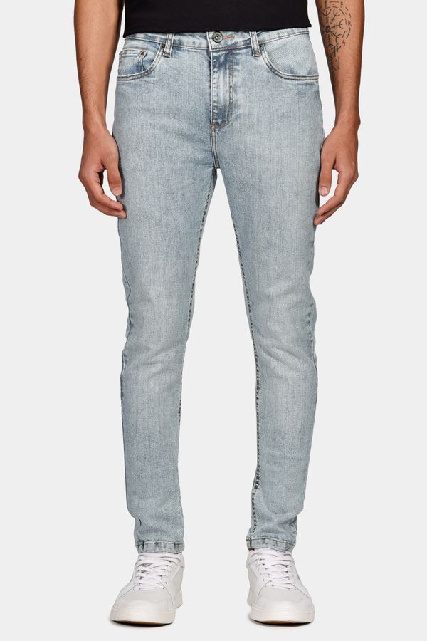 Calça Jeans Skinny Delave Azul Claro - 44