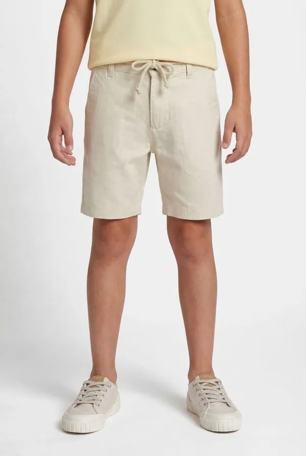 Bermuda Chinho Flamê Infantil Colors Amarelo Claro - 8