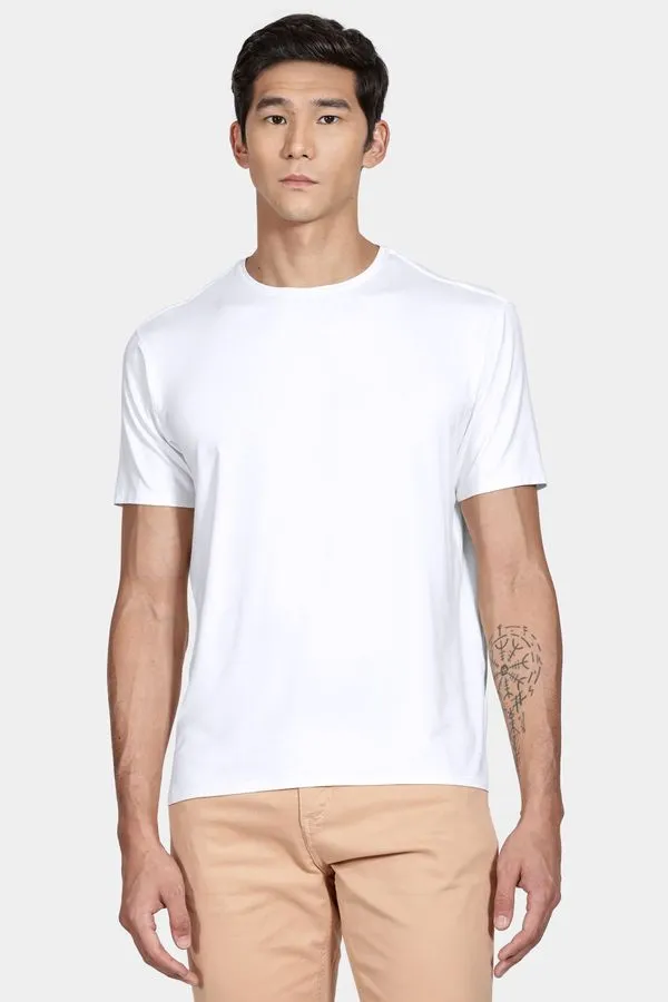 Camiseta Manga Curta Viscolycra Branco - G
