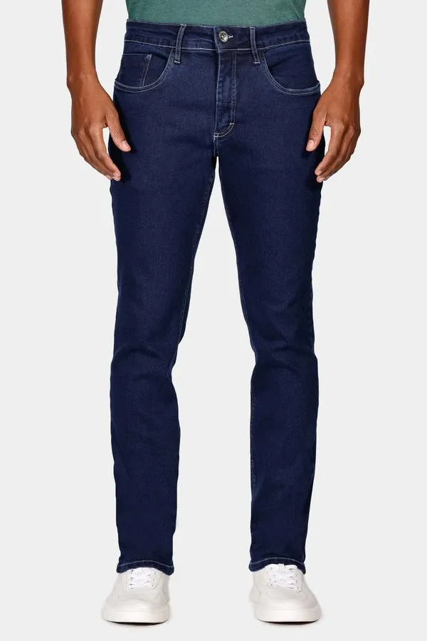 Calça Jeans Slim Azul - 46