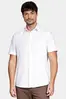 Camisa Manga Curta Slim Tech Branco - XGG