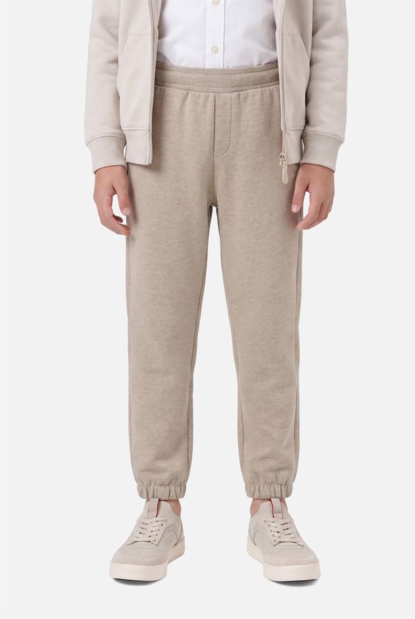 Calça Jogger Infantil Moletom Caqui - 4