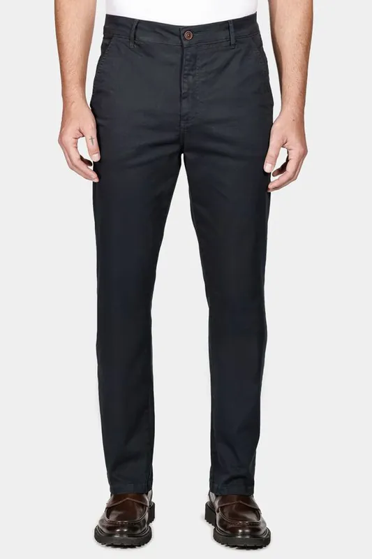 Calça Chino Slim Maquinetada Marinho - 38