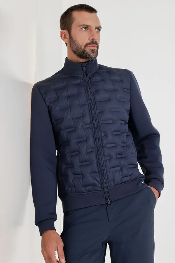 Jaqueta Bomber Matelasse Marinho - XGG