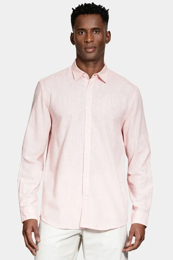 Camisa Manga Longa Regular Algodão Com Bordado Coral - P