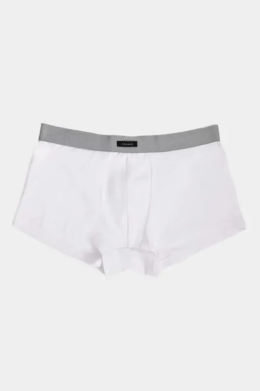 Kit Cueca Boxer Curta Branco - P