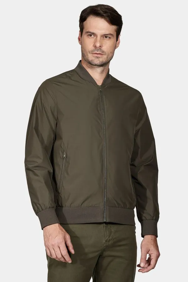 Jaqueta Bomber Nylon Verde Militar - XGG