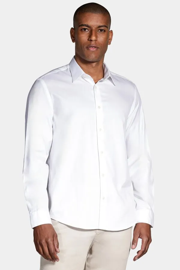 Camisa Manga Longa Cosmo Premium Regular Fio 120/2 Branco - G