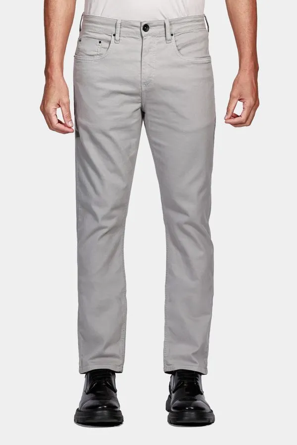 Calça Slim Moletom Color Cinza - 42